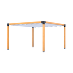 Douglas pergola, 404 x 404 cm Verando, Living